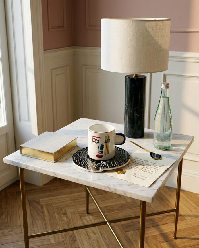 Jogo para Caf&eacute; com Borda Dourada Ollier image number 3
