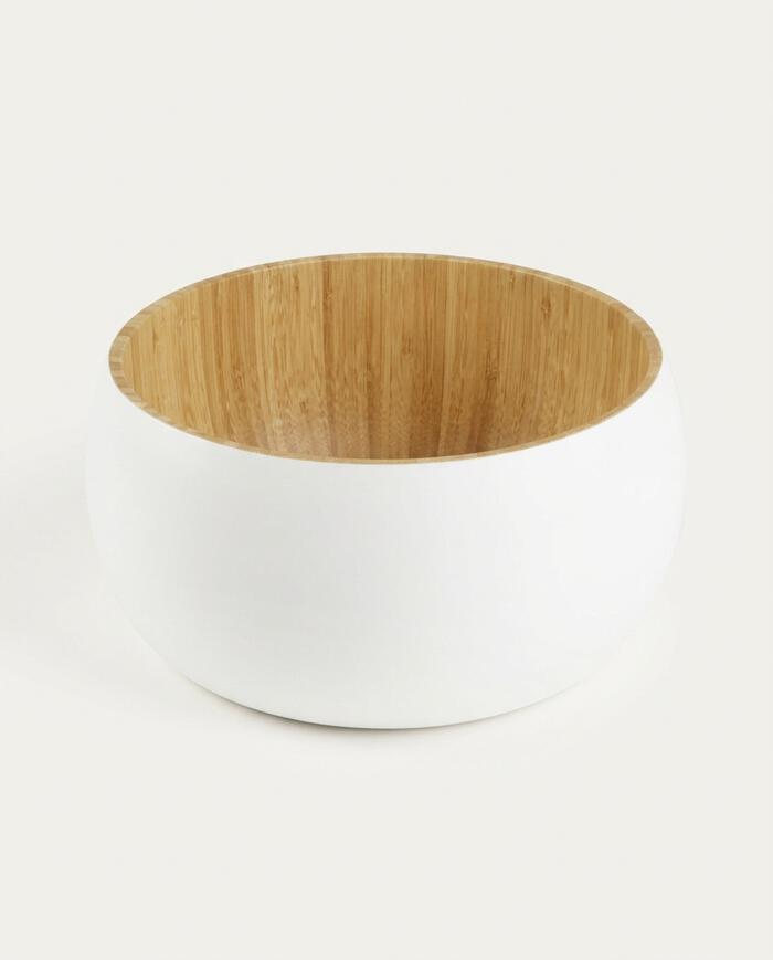 Saladeira em Bambu Hailey Branco image number 4