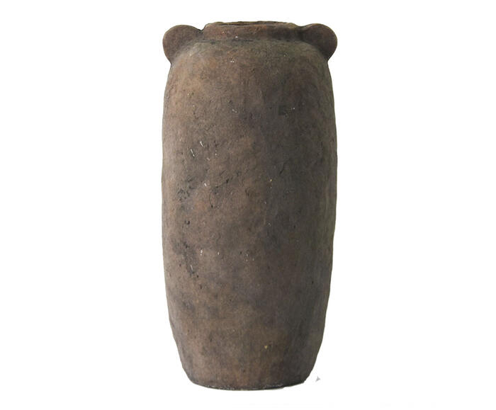 Vaso de Cer&acirc;mica com Superf&iacute;cie Irregular Marrom II - image 0
