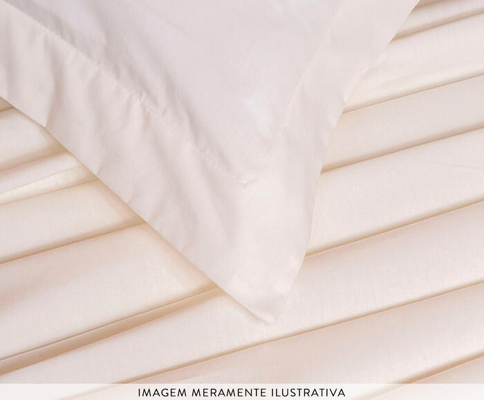 Fronha Avulsa com Debrum Tous Les Jours Off-White 200 Fios image number 3