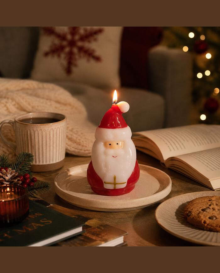 Vela Decorativa Papai Noel image number 3