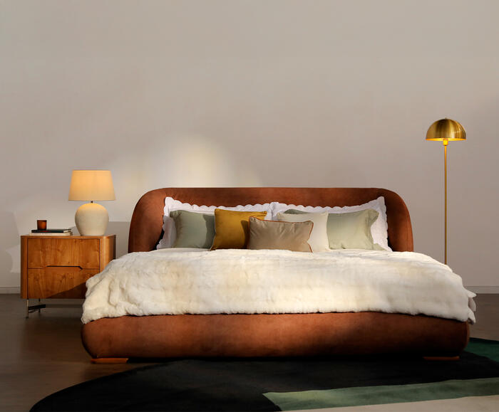 Cama Lumie Veludo Soft Bege image number 15