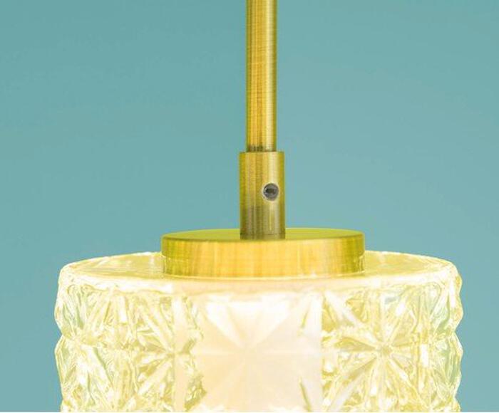 Pendente Biblioteca Dourado e Transparente image number 2