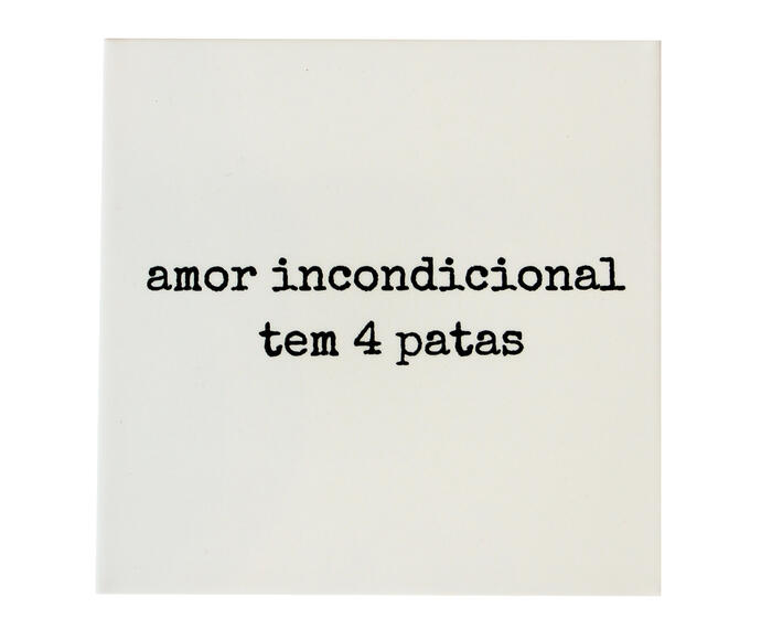 Azulejo Decorativo "Amor tem Quatro Patas" - image 0