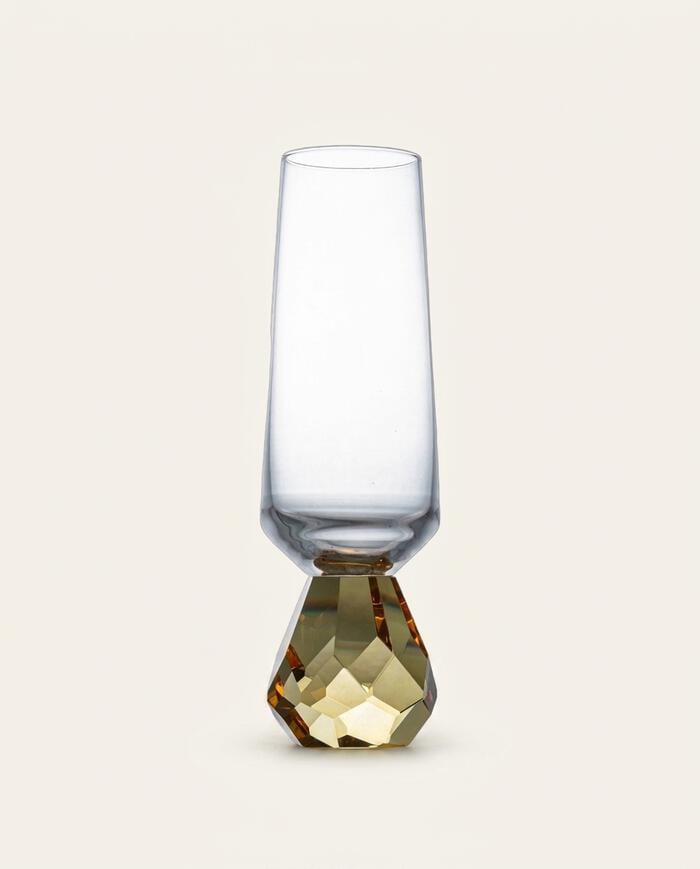 Ta&ccedil;a para Champanhe Aurora Amarelo - image 0
