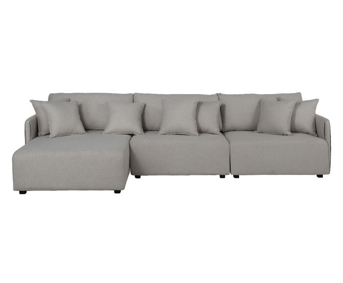 Sof&aacute; Toledo com Chaise Bege image number 0