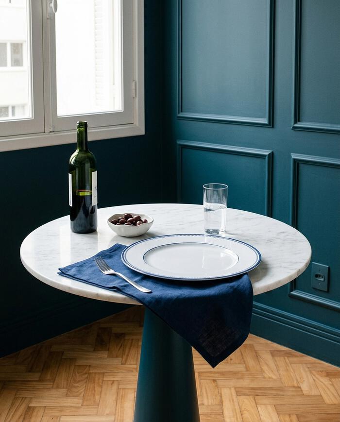 Sousplat Navy Style Branco e Azul image number 2