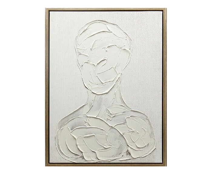 Quadro Decorativo Torace Branco - image 0