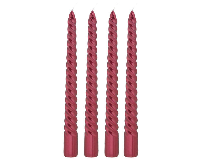Jogo 4 Velas Decorativas Conjunto Flamejante - image 0