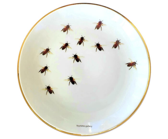 Prato de Porcelana Abelhas - image 0
