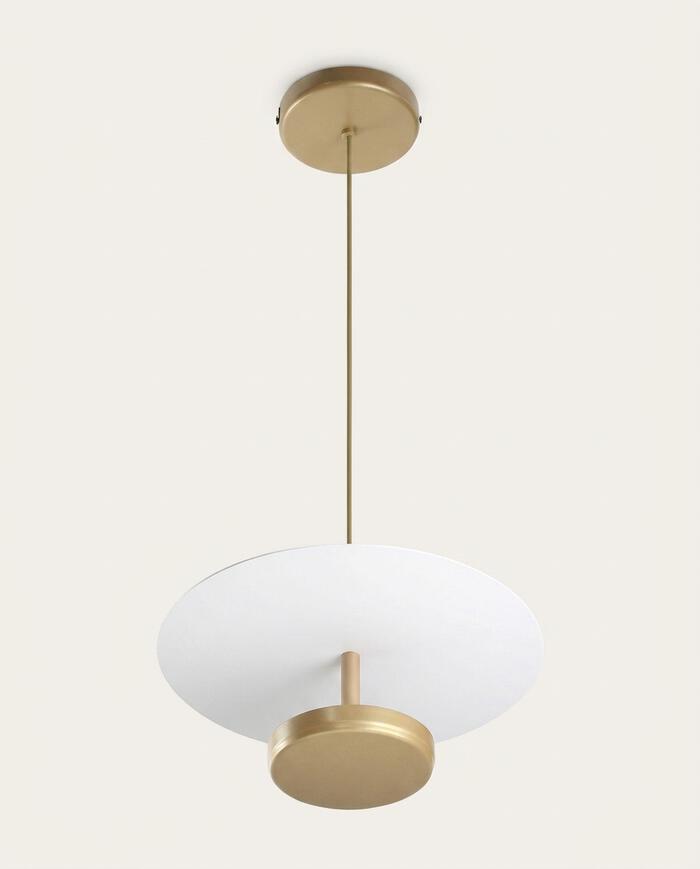 Pendente Led Slice Dourado Ono Bivolt - image 0