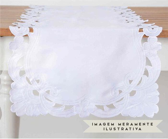 Caminho de Mesa Faith - Branco - image 1