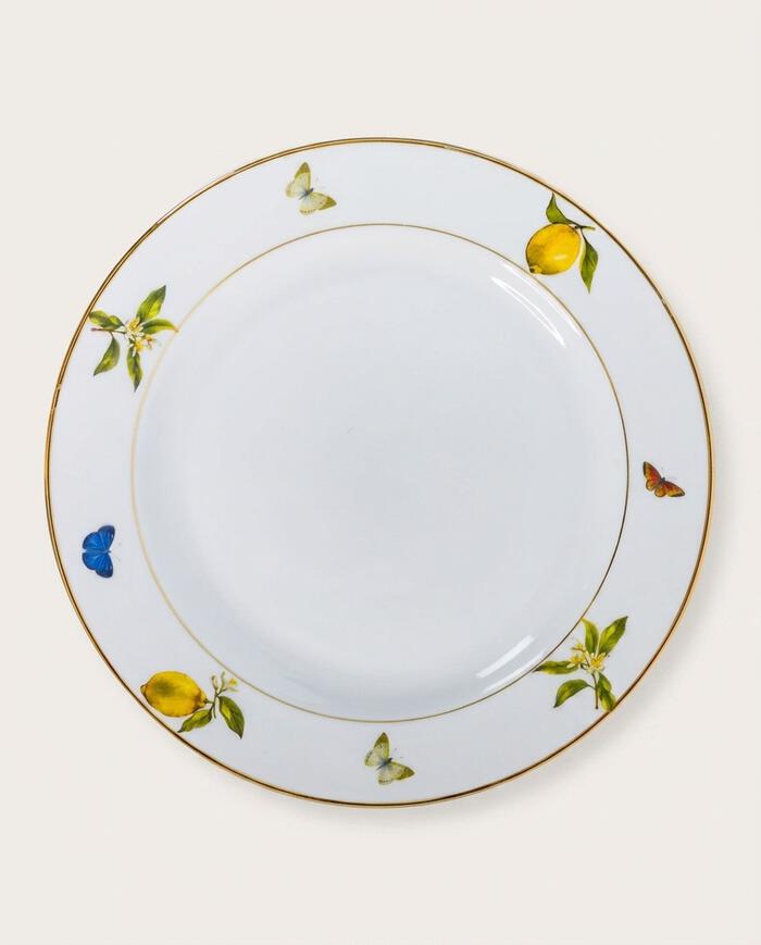 Prato Raso em Porcelana e Filte em Ouro Sicilia - image 1