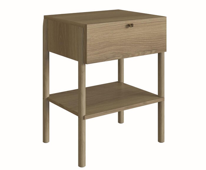 Mesa de Cabeceira 1 Gaveta Oslo Hanover - image 0