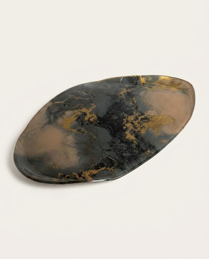 Centro de Mesa Oval Grande Onix - image 1