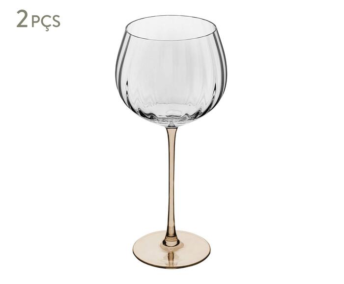 Jogo de Ta&ccedil;as para Vinho Classic com Haste &Acirc;mbar II - image 0
