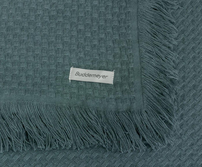Colcha In Design Franja Verde - image 1
