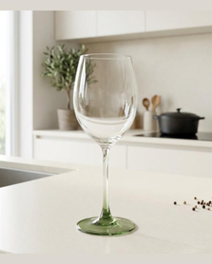 Jogo de Ta&ccedil;as para Vinho Branco Summer Verde image number 3