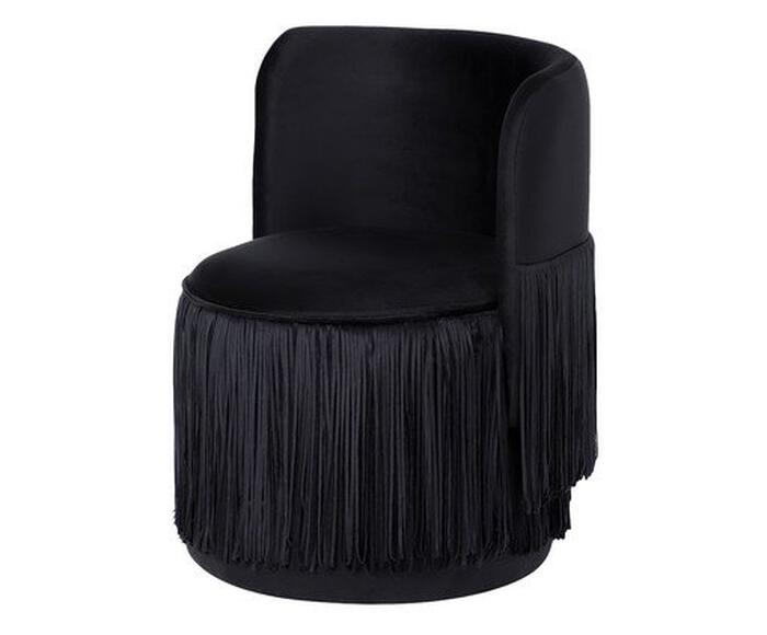 Poltrona Franja Dupla - Preto - image 0