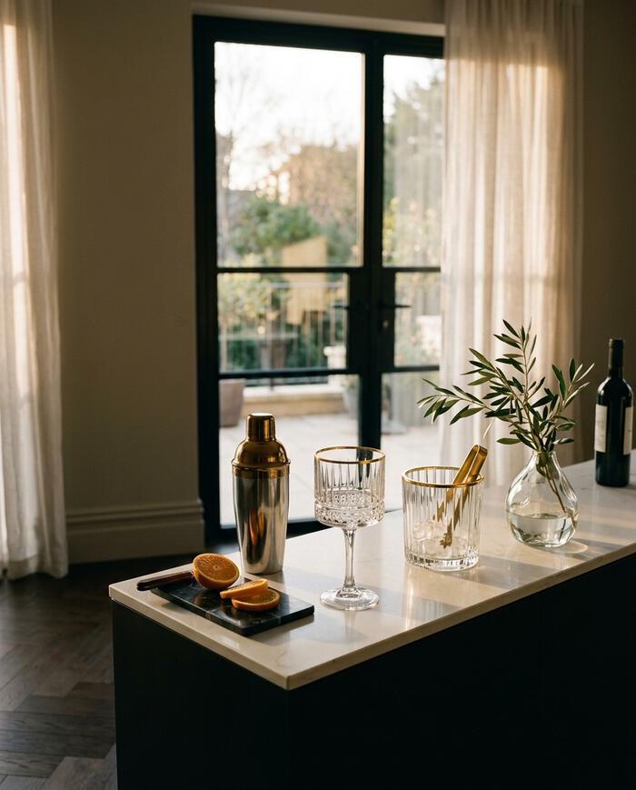 Jogo de Ta&ccedil;as para Coquetel Elysia Gold Rim image number 3