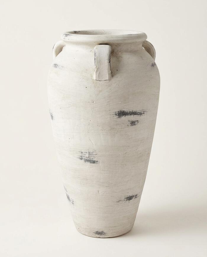 Vaso em Cer&acirc;mica R&uacute;stico VIII Branco image number 2