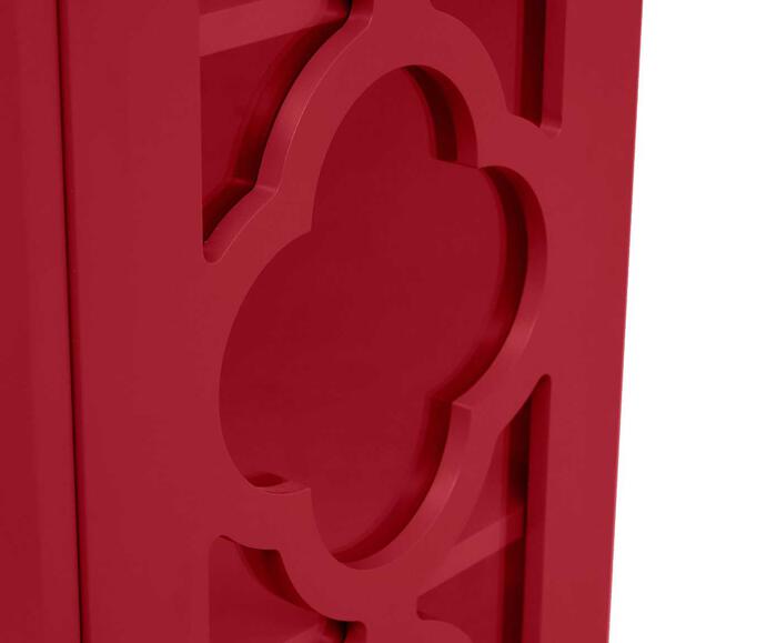 Cristaleira Portal Firebrick - Vermelho image number 7