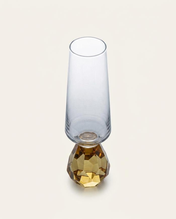 Ta&ccedil;a para Champanhe Aurora Amarelo image number 2