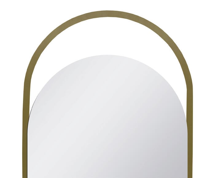 Espelho de Corpo Portal Fit Oblongo Dourado image number 3