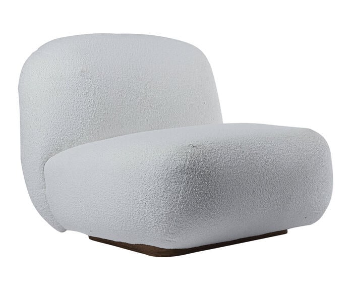 Poltrona em Boucle Nube Branco - image 0