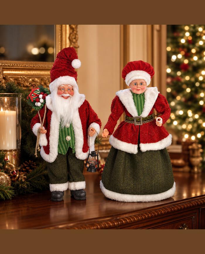 Jogo de Papai e Mam&atilde;e Noel Tradi&ccedil;&atilde;o Natalina - image 1