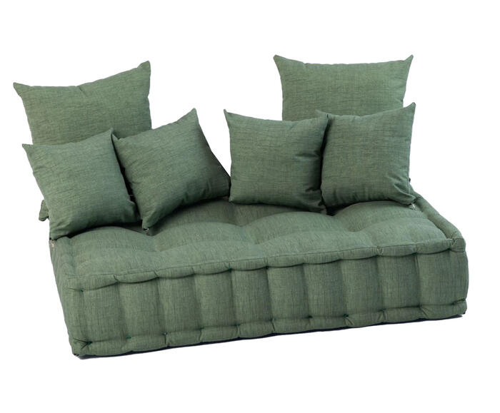 Futon Turco Impermeabilizado Verde image number 0