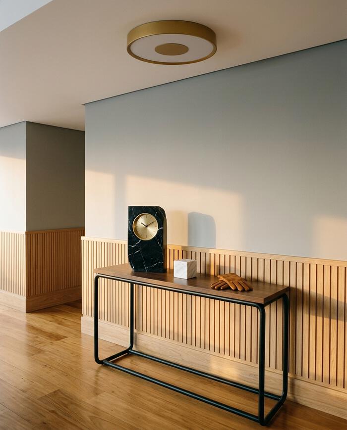 Plafon Led Ballon Dourado Ono Bivolt image number 2