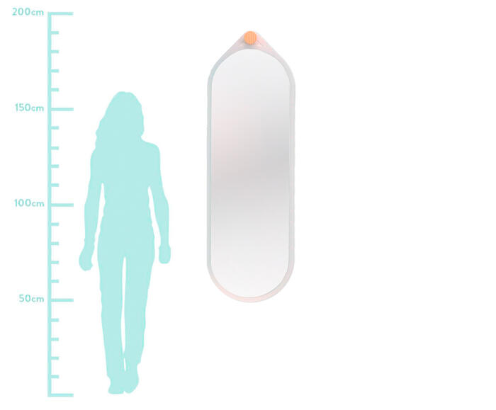 Espelho de Corpo Adnet Oblongo Flat Off White image number 2