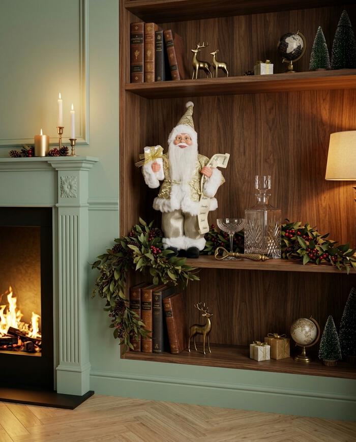 Papai Noel Decorativo Branco III - image 1