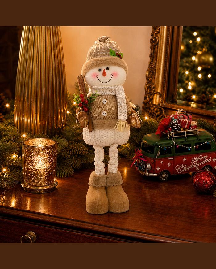 Boneco de Neve Esqui Champanhe - image 1