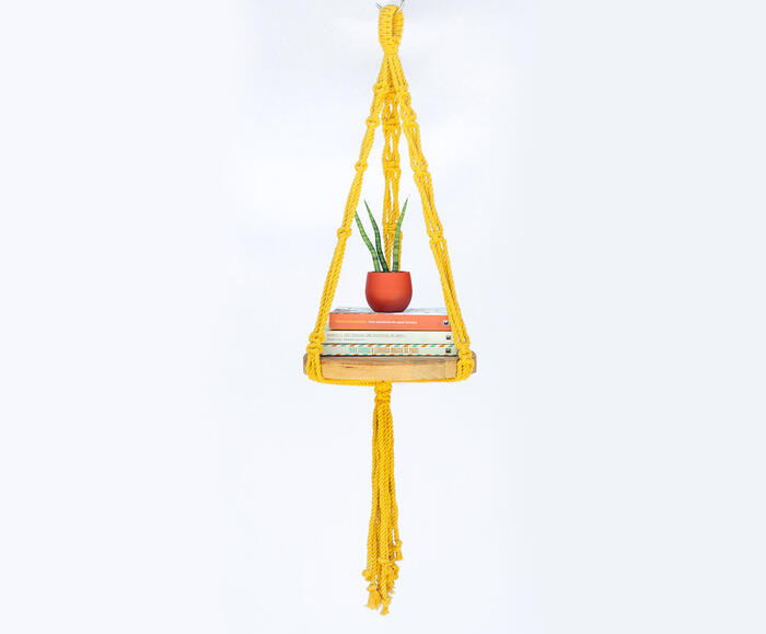 Hanger em Macram&ecirc; Shelf Plus - image 1