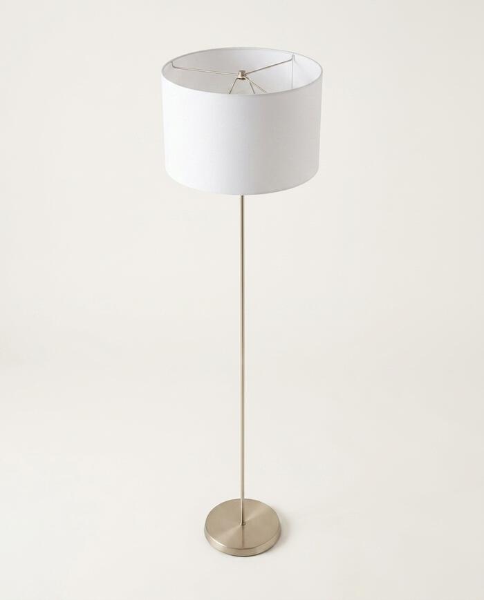 Lumin&aacute;ria Champanhe com C&uacute;pula Cil&iacute;ndrica Branca Bivolt - image 1