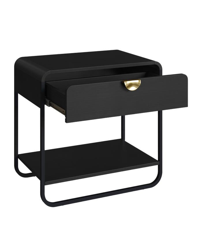 Mesa de Cabeceira Luna - Nero - image 1