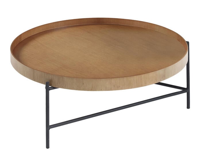 Mesa de Centro Debora Laminado com Base de Metal - image 0