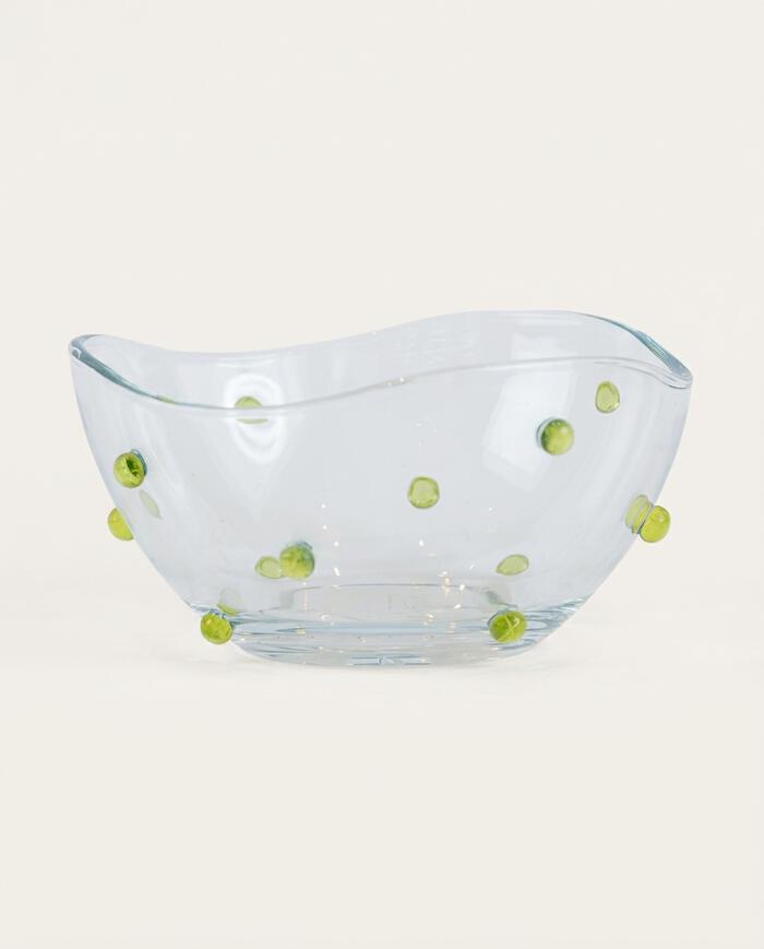 Bowl Mini de Vidro com Gemas Lim&atilde;o - image 0