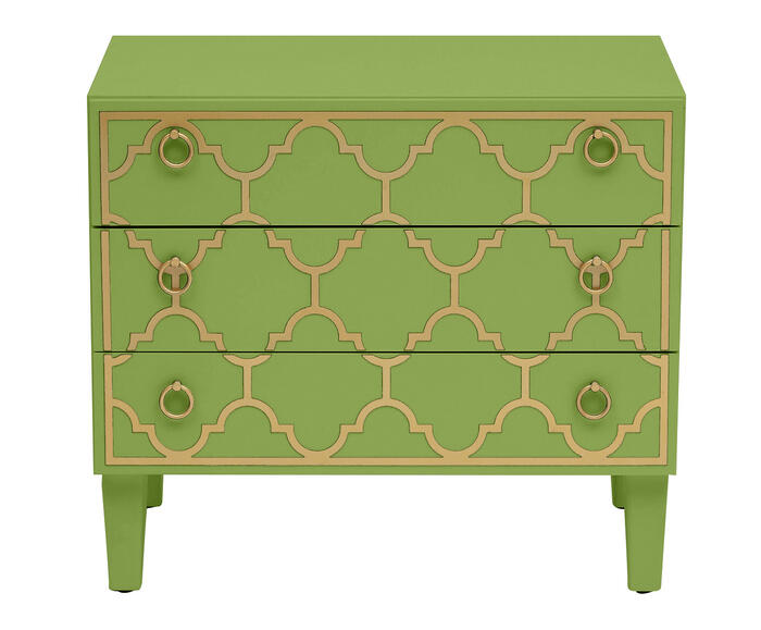 Mesa de Cabeceira Marrocos Olivedrab - Verde Musgo - image 0