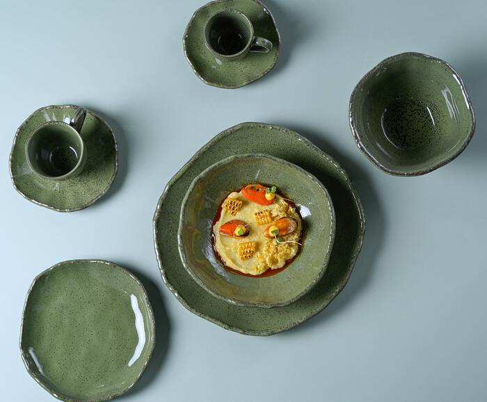 Jogo de Pratos Fundo Org&acirc;nico Eco Jade Verde image number 2
