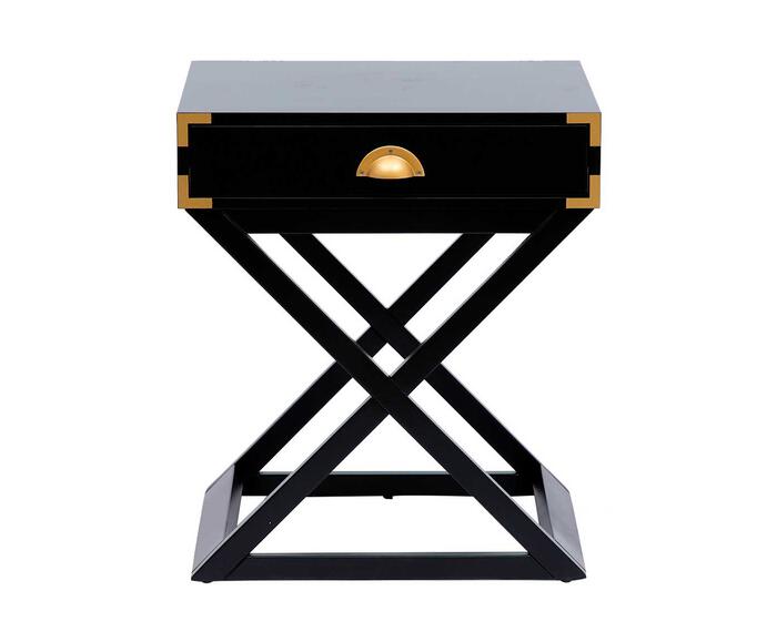 Mesa de Cabeceira Cross - Preto - image 0