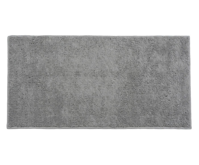 Passadeira Shaggy Beira de Cama Smooth Cinza - image 0