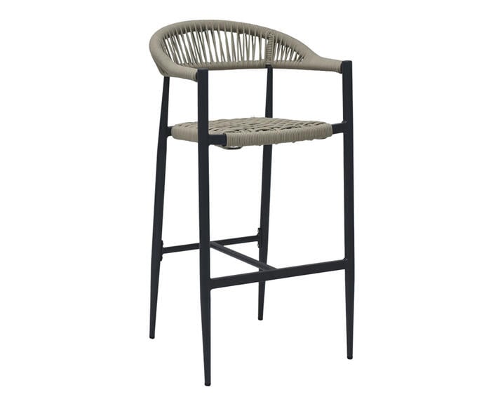 Banqueta Trancoso Corda Cinza Base Areia - image 1