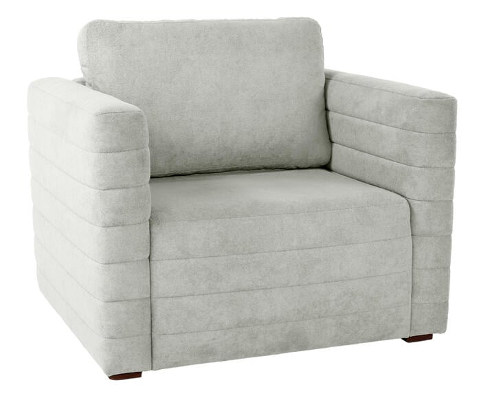 Poltrona Gom em Boucle aveludado - image 0