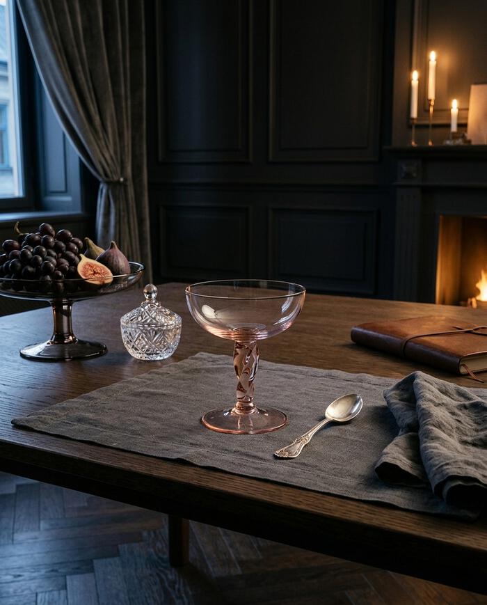 Ta&ccedil;a de Sobremesa Yoojung - Rosa - image 1