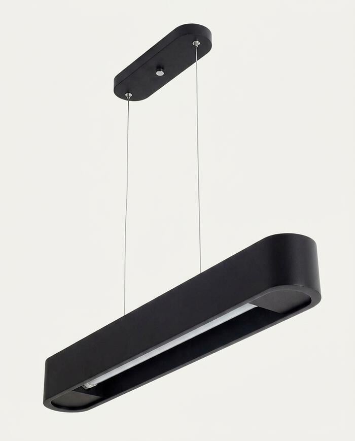 Pendente Rettangolare Preto Bivolt image number 4