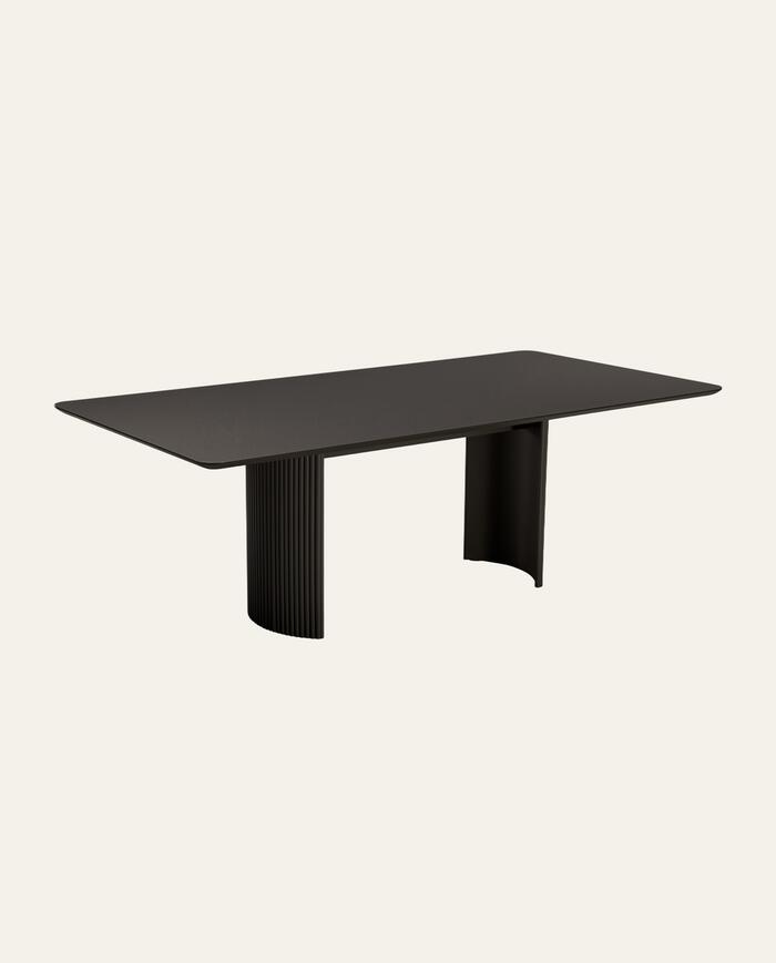 Base de Jantar com Tampo L&iacute;via Safira Preto Acetinado - image 0