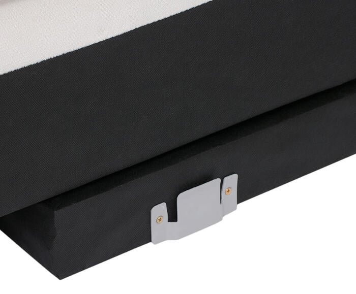 Sof&aacute; Retr&aacute;til Pasha em Veludo com USB - Cru image number 3